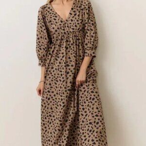 Alania Poplin Maxi Dress XS